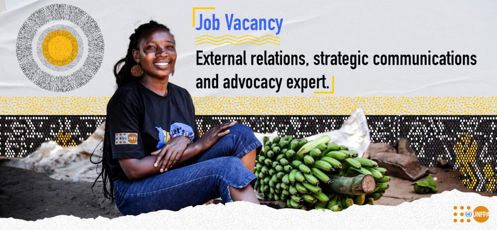 Job Vacancy: for External Relations, strategic communications and advocacy expert.