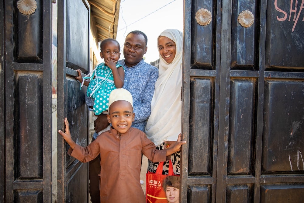 Nargis Nassor and Othman Maulid also chose to use family planning in order to focus on their two children. © UNFPA Tanzania/Karlien Truyens