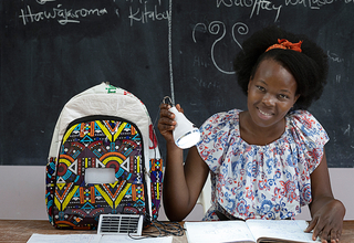 Shining star: An engineer, Mary helps girls engage in their studies. 