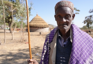 Simrimula Hamiza, an elder in his community.