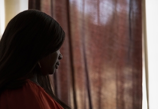 Mwaka*, a survivor of gender-based violence, stayed at the Laweni shelter after escaping her husband’s abuse. 
