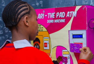 Munira Twahir created Ari The Pad ATM in Kenya.