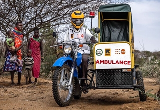 The mortocycle ambulance has significantly reduced the time required to deliver essential and urgent medical assistance.