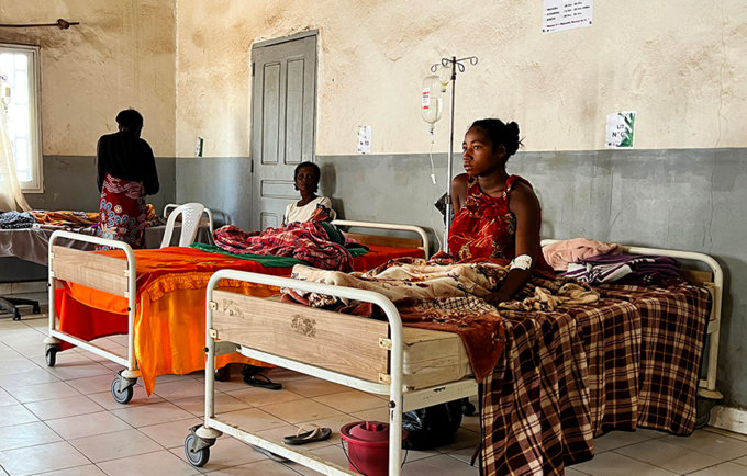 Image of women on a rural clinic 