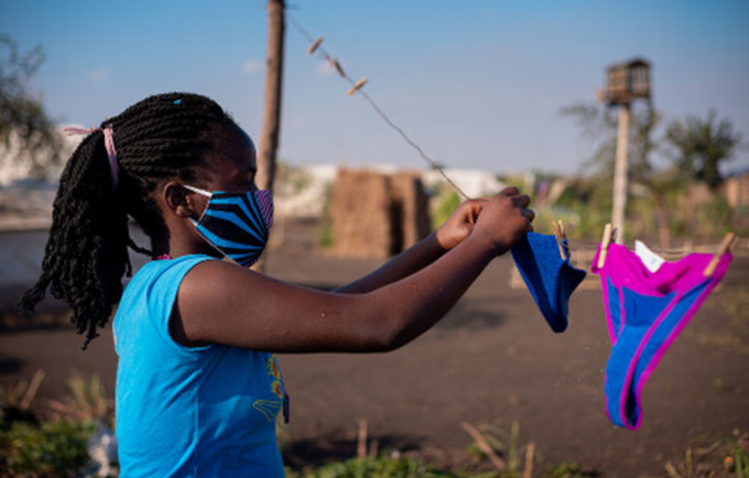 UNFPA ESARO  Mozambique, Angola help girls manage menstrual