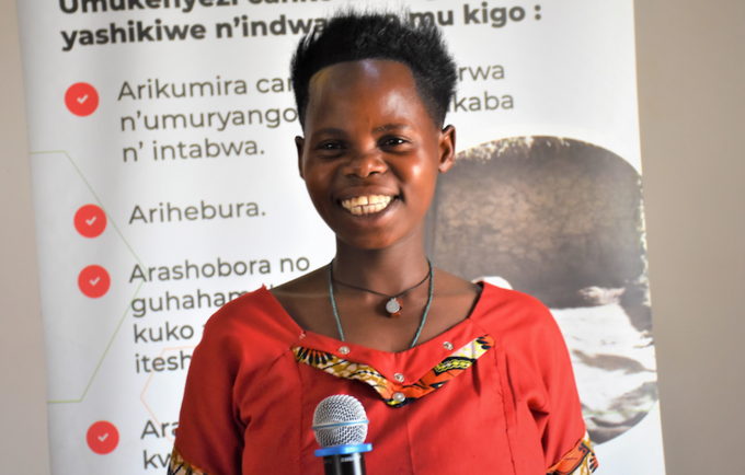 Donavine Ndayikengurukiye, 23, was 19 when her pregnancy resulted in an obstetric fistula. © UNFPA Burundi