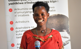 Donavine Ndayikengurukiye, 23, was 19 when her pregnancy resulted in an obstetric fistula. © UNFPA Burundi