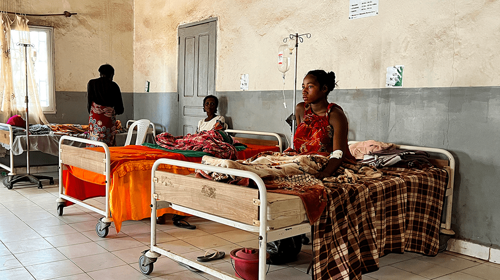 Image of women on a rural clinic 