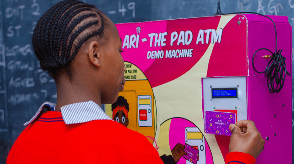 Munira Twahir created Ari The Pad ATM in Kenya.