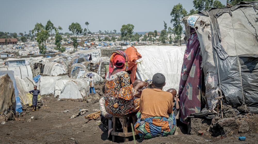 Anny* and her daughter were raped at gunpoint while collecting firewood near the Bulengo camp for internally displaced people, w