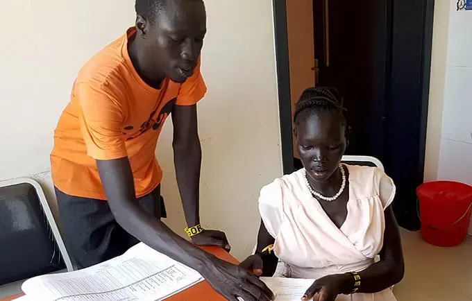 I decide for myself: South Sudanese woman shows the power of knowledge