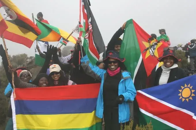 Climbing Kilimanjaro to protest violence against women