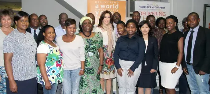 Princess of Denmark learns from South African youth