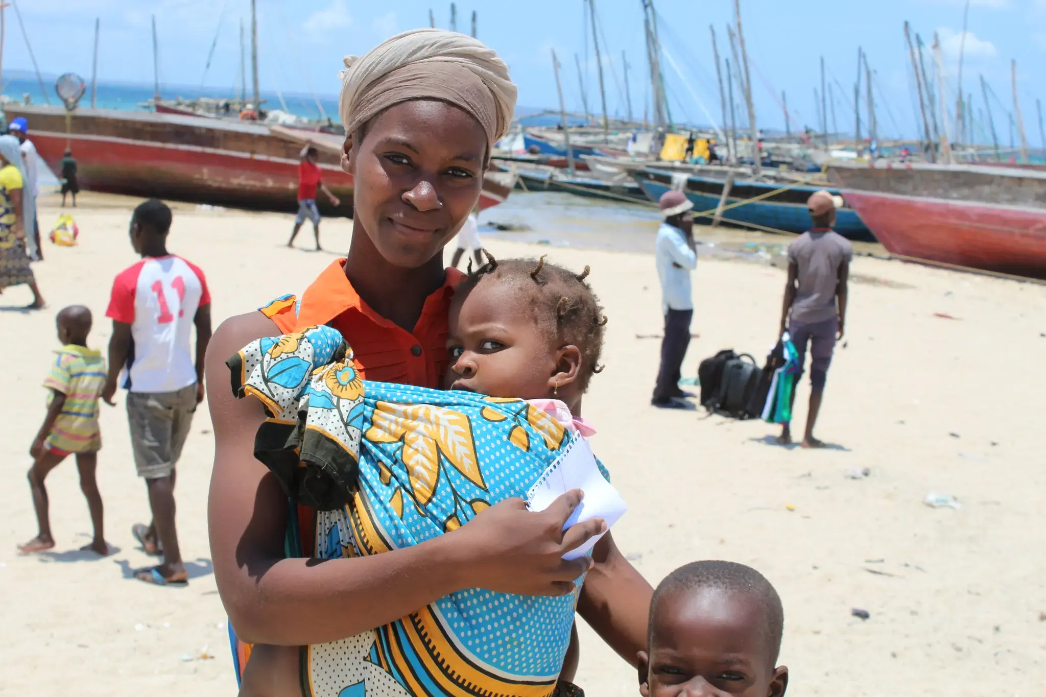 Providing essential support to ensure the health and dignity of women and girls fleeing violent conflict in Mozambique