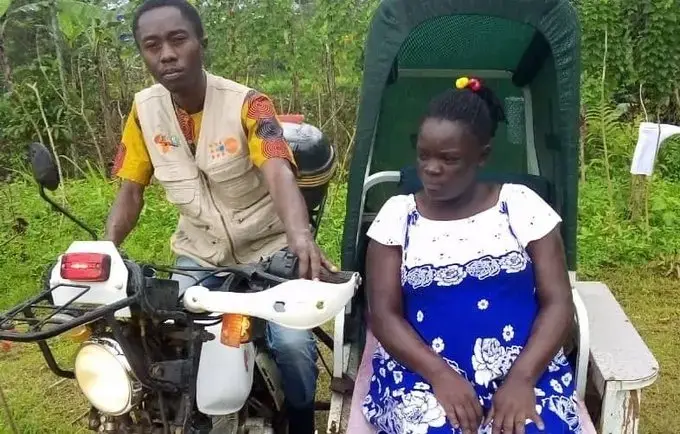 Ensuring safe births amid a disaster: Community volunteer uses motorcycle ambulance to save mothers' lives