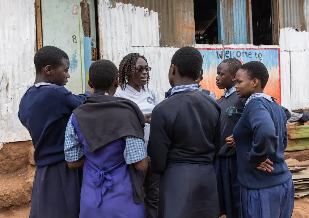 A place of hope: mentoring girls in Kibera informal settlement through the COVID-19 lockdown 