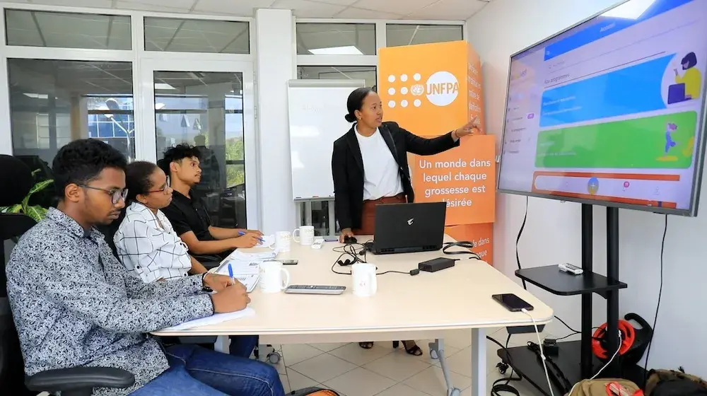 UNFPA launches digital incubation space to empower young people in Madagascar to innovate for change