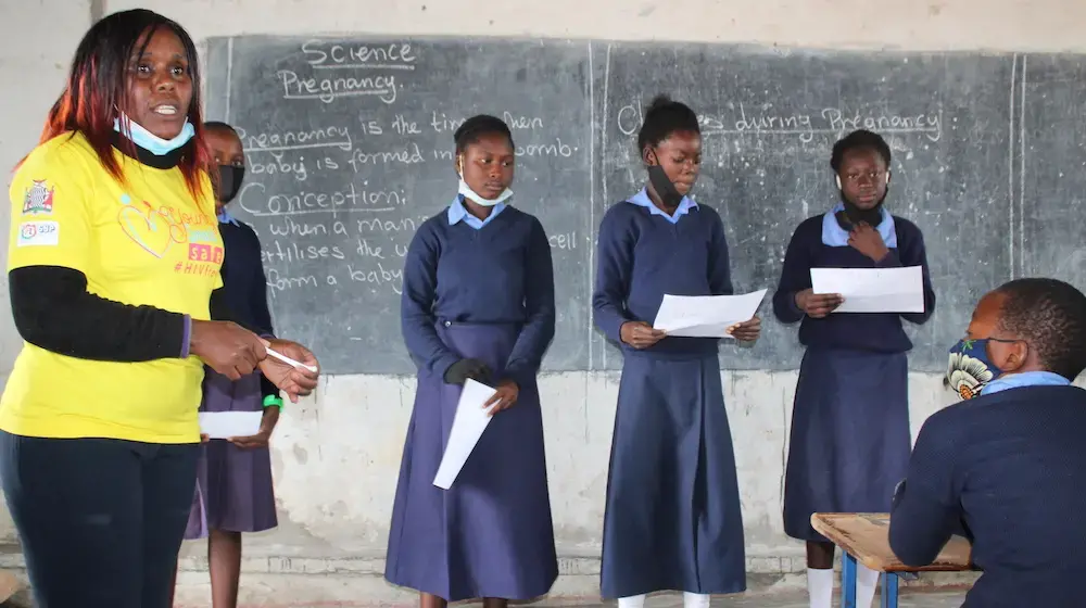 Creating positive and safe spaces for young people in and out of school in Zambia 