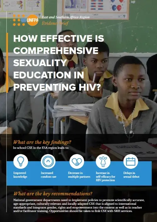 How effective is comprehensive sexuality education in preventing HIV?