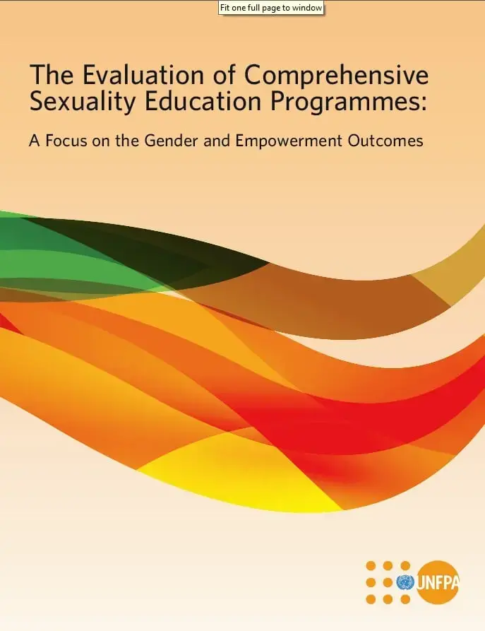 The Evaluation of Comprehensive Sexuality Education Programmes