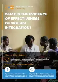 What is the evidence of effectiveness of SRH/HIV integration?