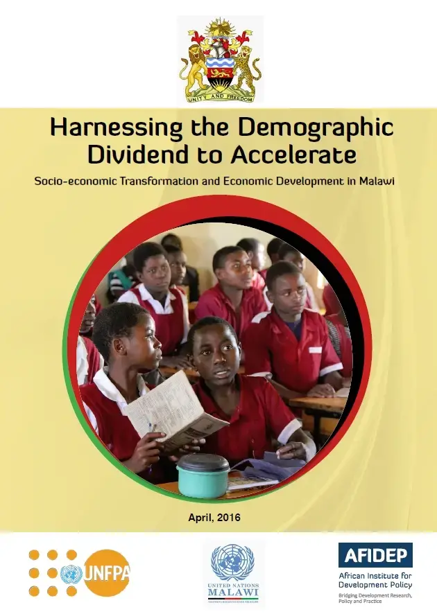 Harnessing the Demographic Dividend to Accelerate Socioeconomic Transformation and Economic Development in Malawi 