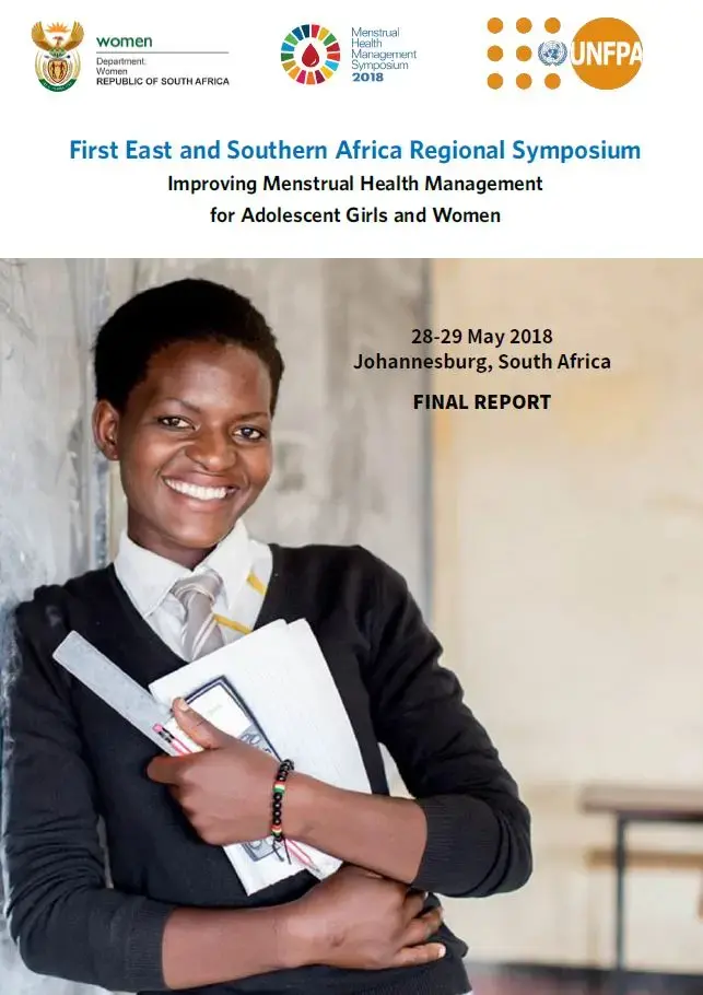 First East and Southern Africa Regional Symposium on Improving Menstrual Health Management for Adolescent Girls and Women