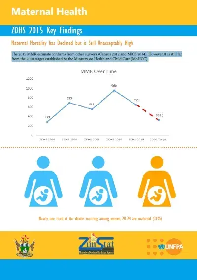 Maternal Health - ZDHS 2015 Key Findings