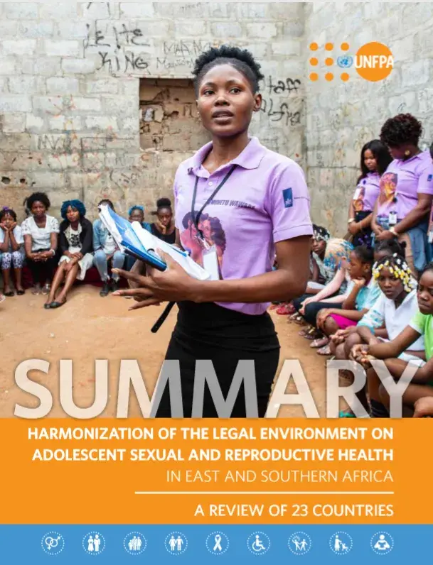 Harmonization of The Legal Environment on Adolescent Sexual And Reproductive Health in East and Southern Africa