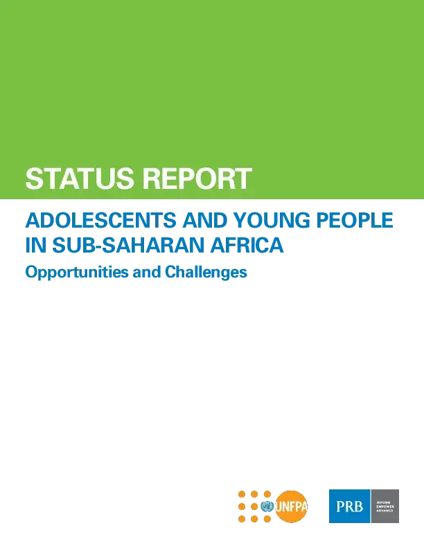 Status Report: Adolescents and Young People in Sub-Saharan Africa